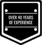 over 40 years of experience